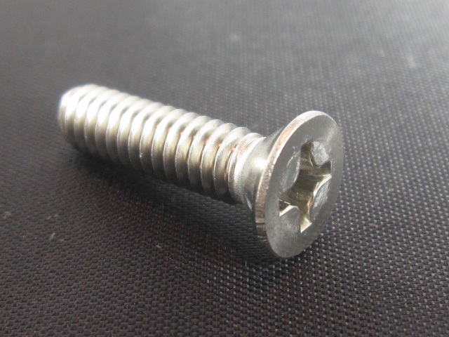 (image for) 3/8-16 x 2 1/2 FLATHEAD PHILLIPS MACHINE SCREW STAINLESS 18-8